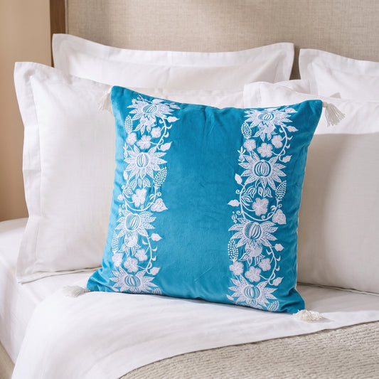 Cushion Cover Jacobean White