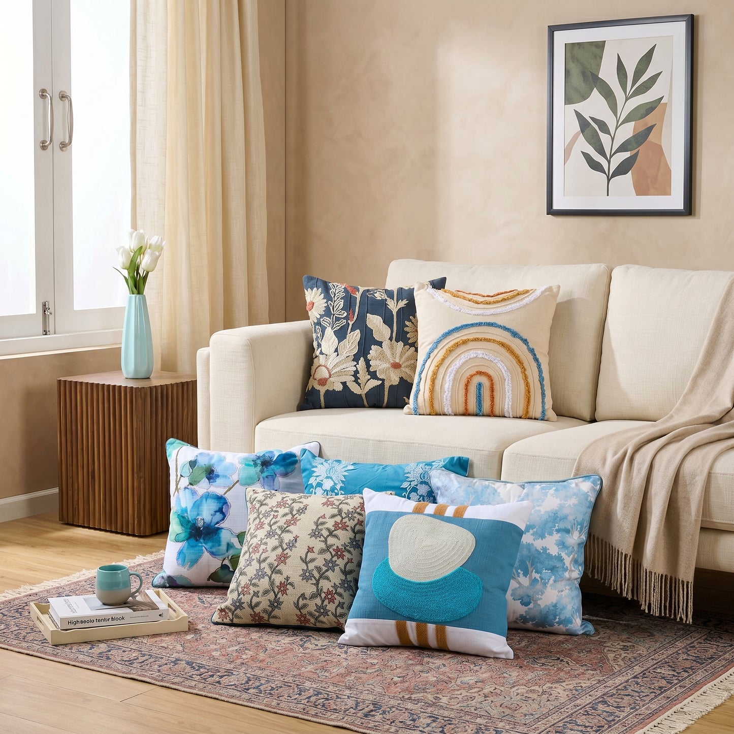 Cushion Cover Daisy Flower