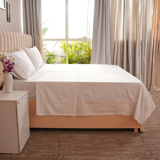 Organic Percale Fitted Sheet set