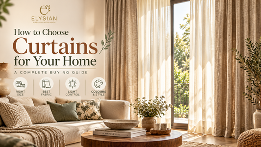How to choose curtains for your home with a modern living room and floor-length curtains