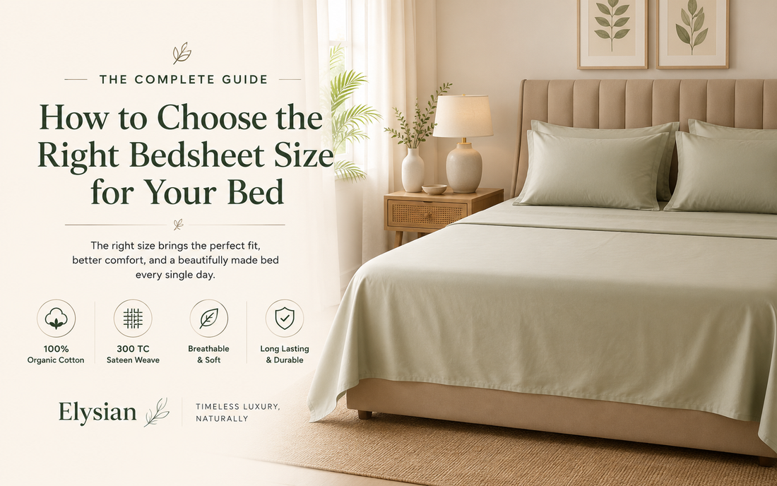 How to Choose the Right Bedsheet Size for Your Bed: The Complete Buying Guide