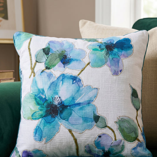 Cushion Cover Dahlia Blue