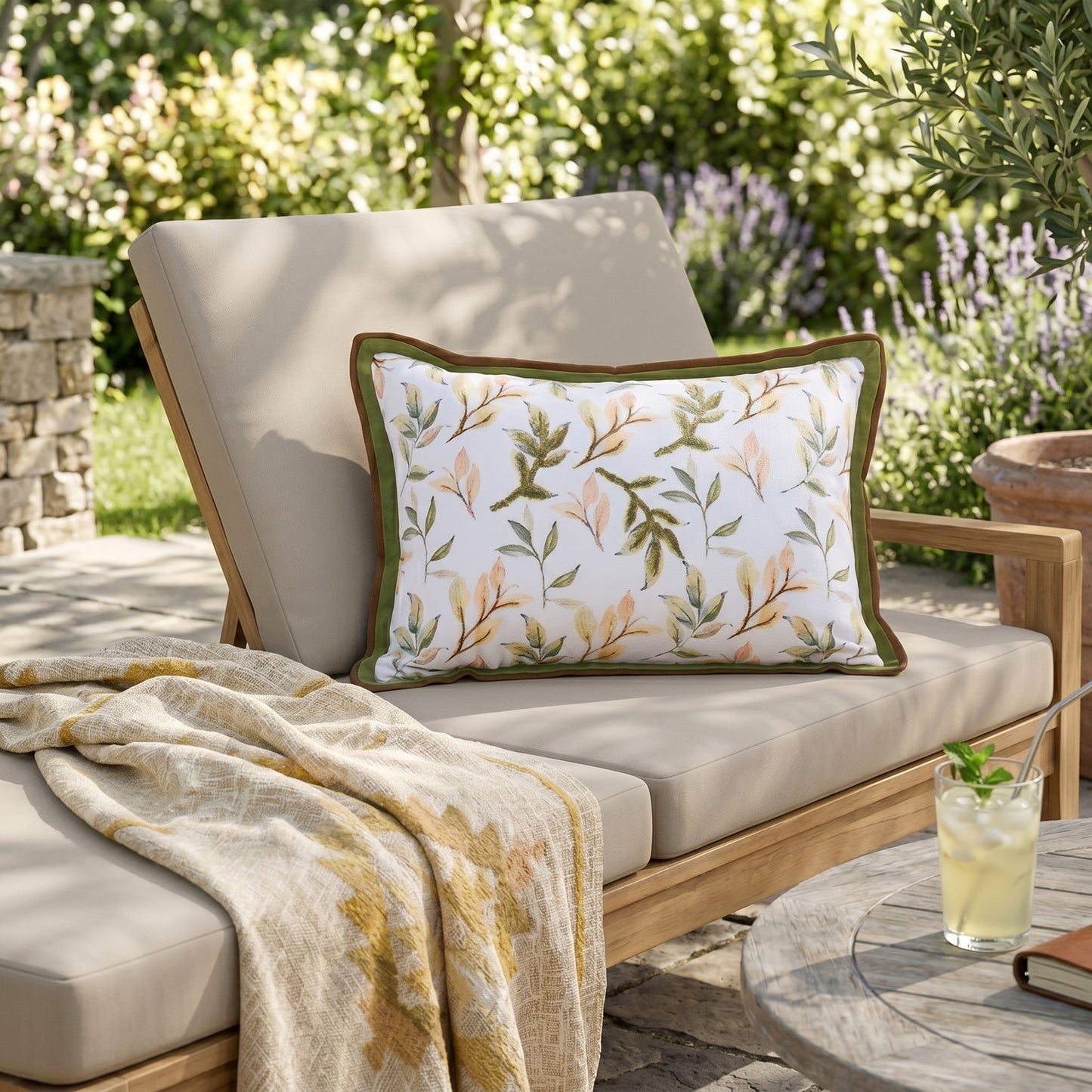 Cushion Cover Leafy Shades
