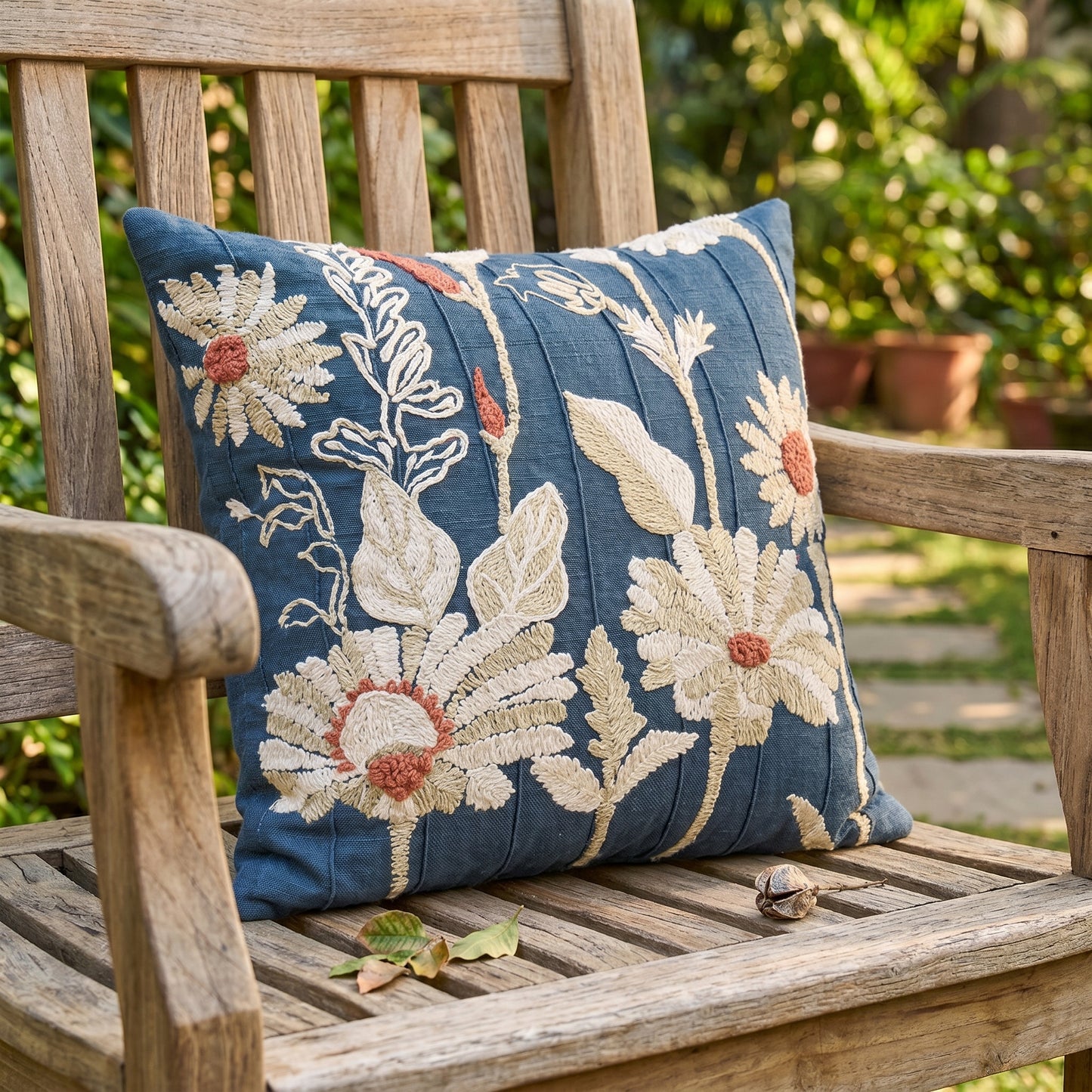 Cushion Cover Jacobean Multi