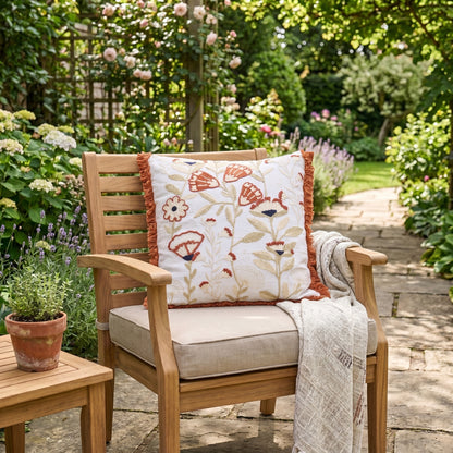 Cushion Cover Tulip Rust