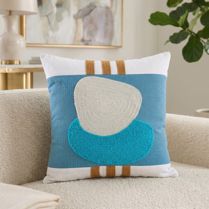 Cushion Cover Rock Blue