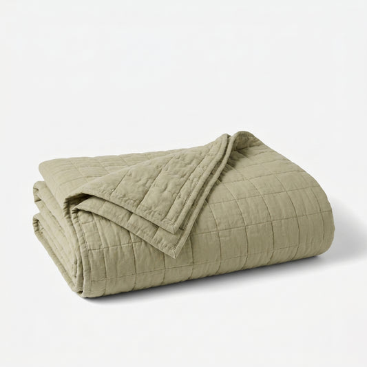 European Linen Grid Quilt