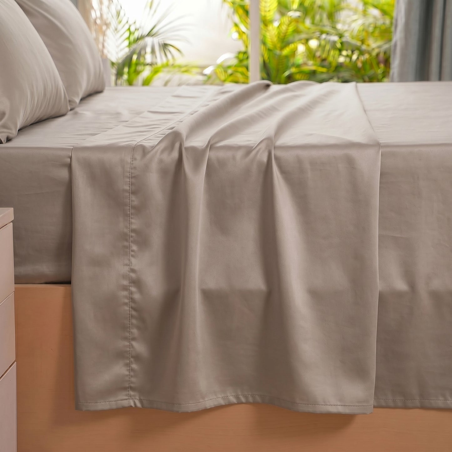 Organic Sateen Flat Sheet set