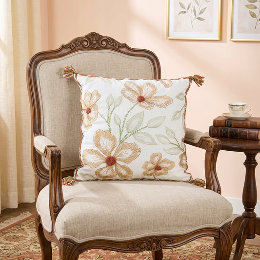 Cushion Cover Daisy Rust