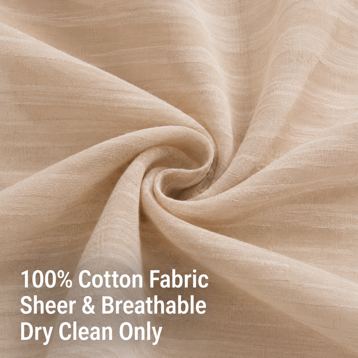 Elysion Pure Cotton Sheer Curtains