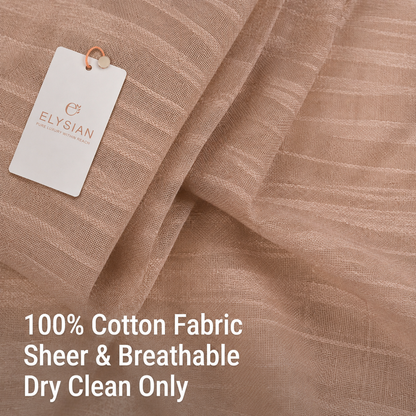 Elysion Pure Cotton Sheer Curtains