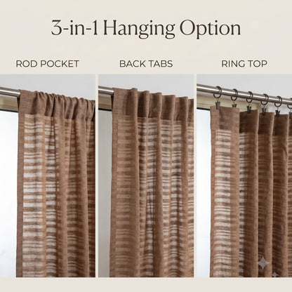 Elysion Pure Cotton Sheer Curtains