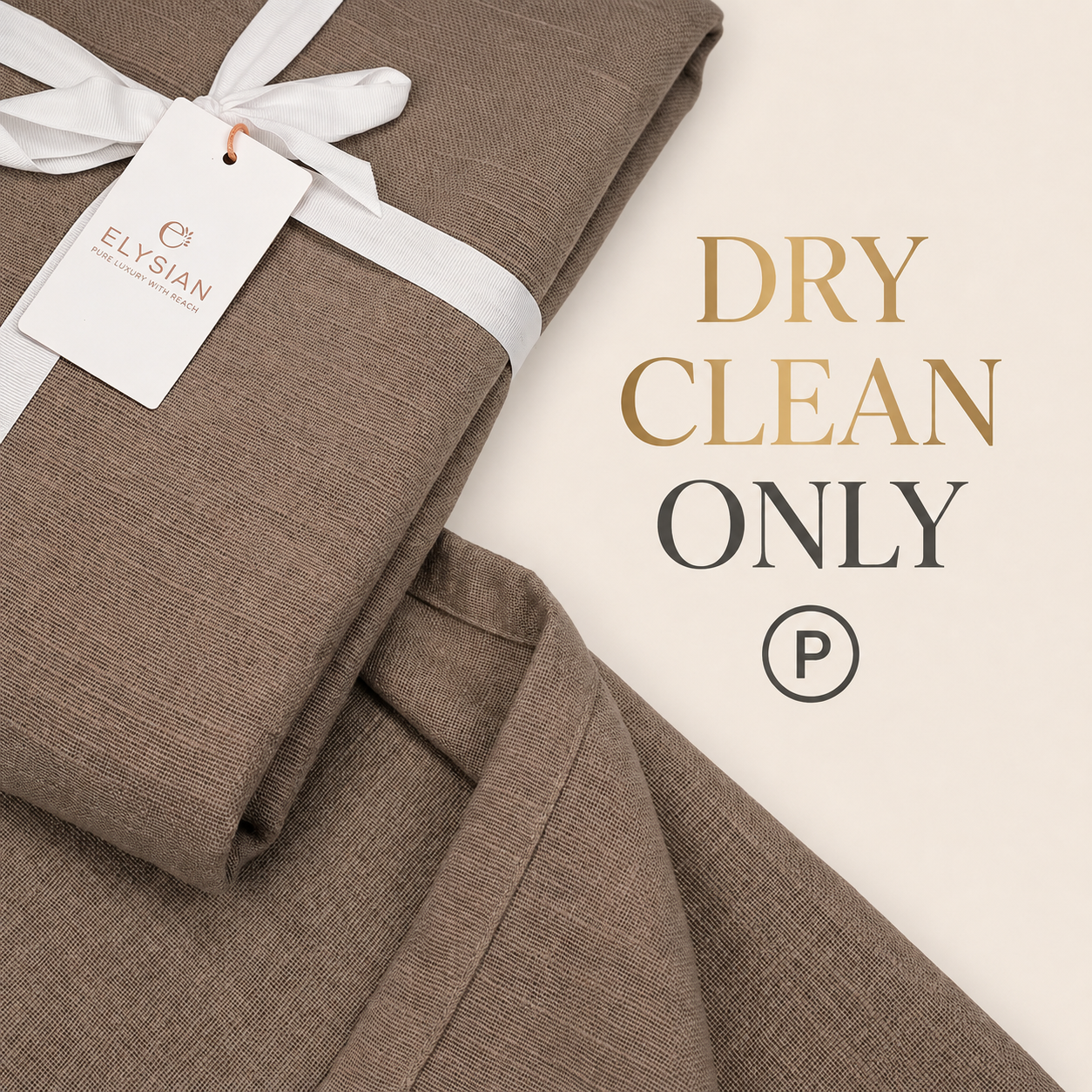 Cotton slub curtain showing textured weave detail, Dark Grey