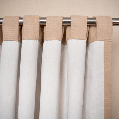 Pure Cotton Slub Curtain Dark Grey