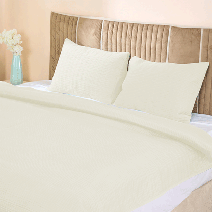 Cotton Brick Quilted Shams