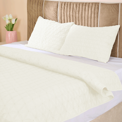 Cotton Honey comb Quilt set
