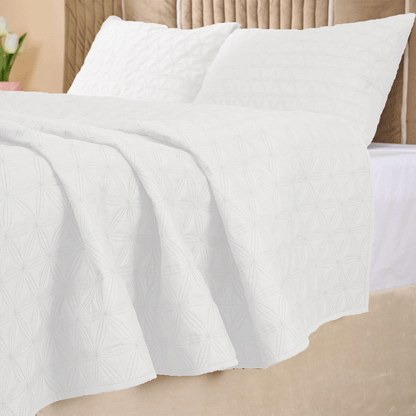 Cotton Heritage Geo Floral Quilt set