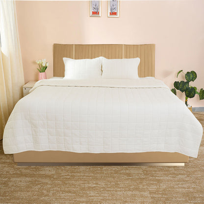 European Linen Grid Quilt