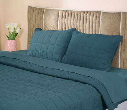 European Linen Grid Quilt