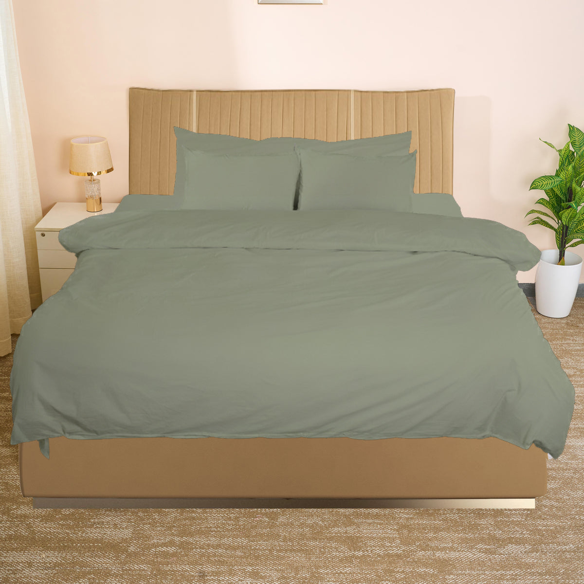 Organic Percale Duvet Cover Set