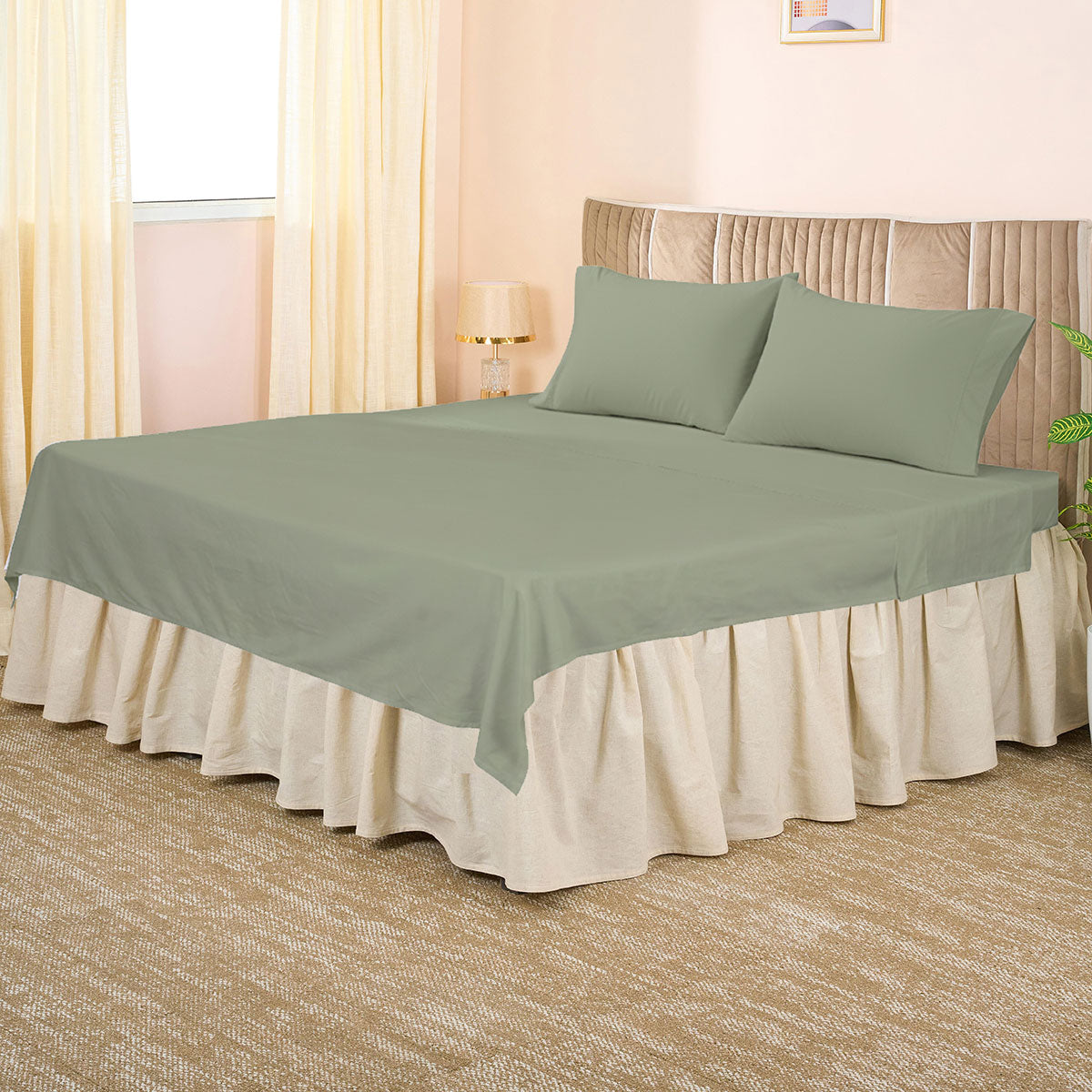 Organic Percale Flat Sheet set