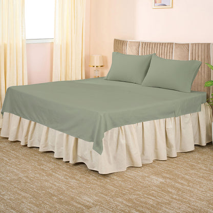 Organic Percale Flat Sheet set
