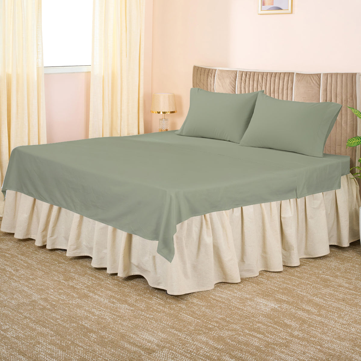 Organic Percale Fitted Sheet set