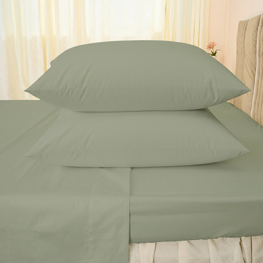 Organic Percale Fitted Sheet set