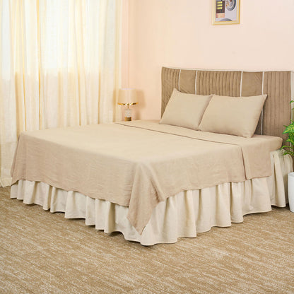 European Linen Flat Sheet set