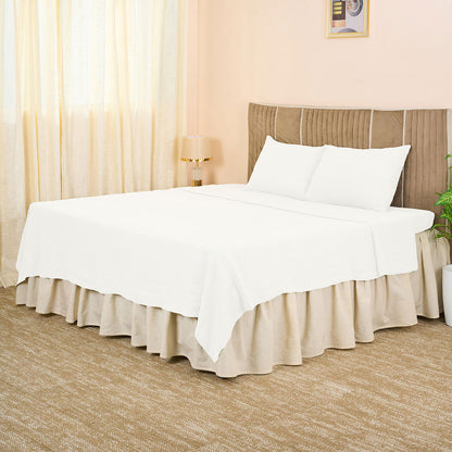 European Linen Flat Sheet set
