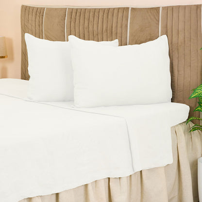 European Linen Flat Sheet set