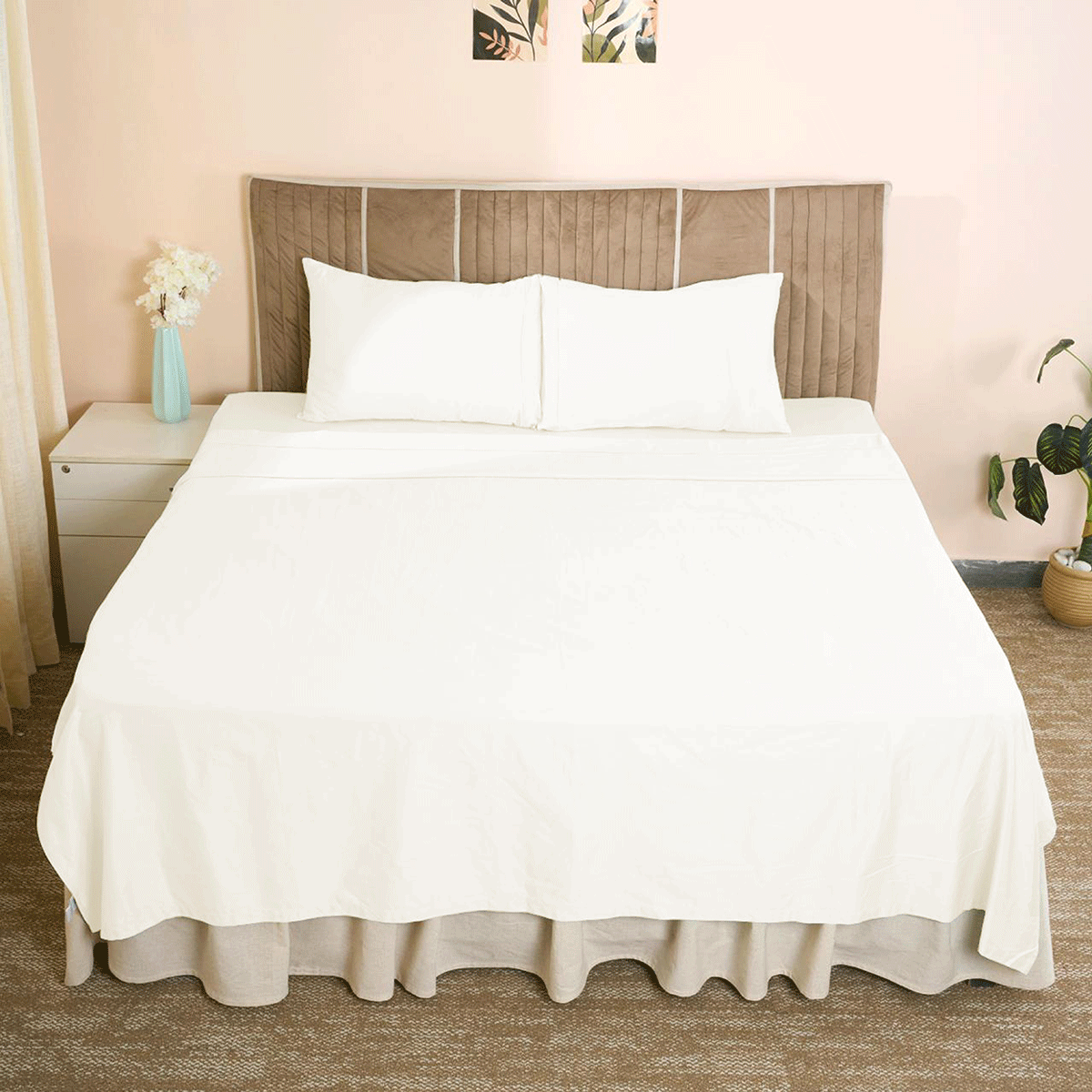 Organic Sateen Flat Sheet set