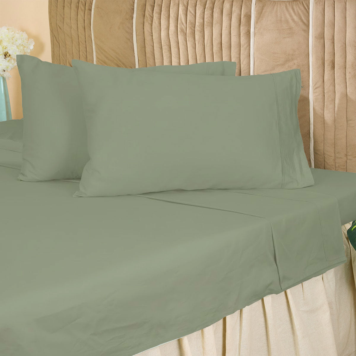 Organic Sateen Flat Sheet set