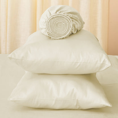 Organic Sateen Fitted Sheet set