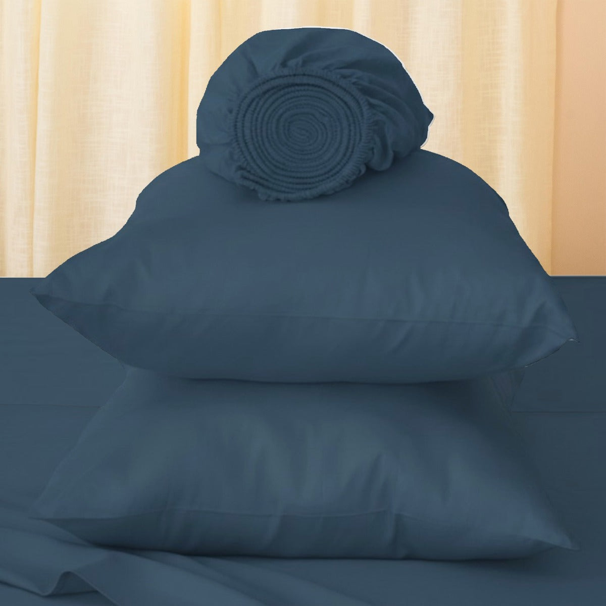 Organic Sateen Fitted Sheet set