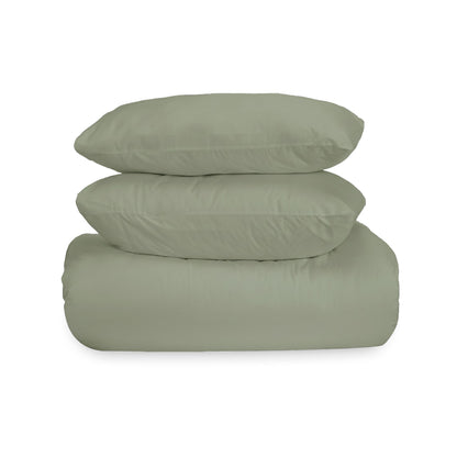 Organic Percale Duvet Cover Set