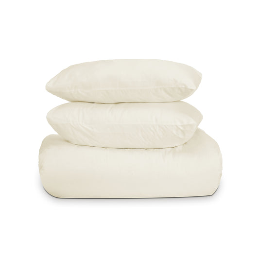 Organic Percale Duvet Cover Set