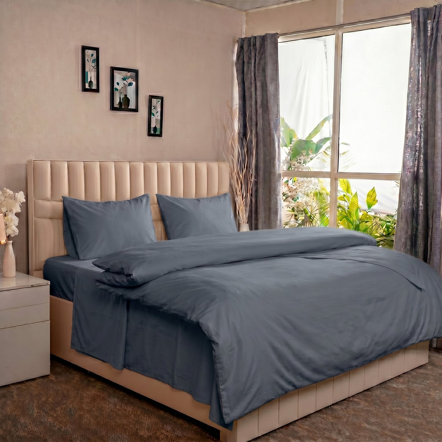 Organic Percale Duvet Cover Set