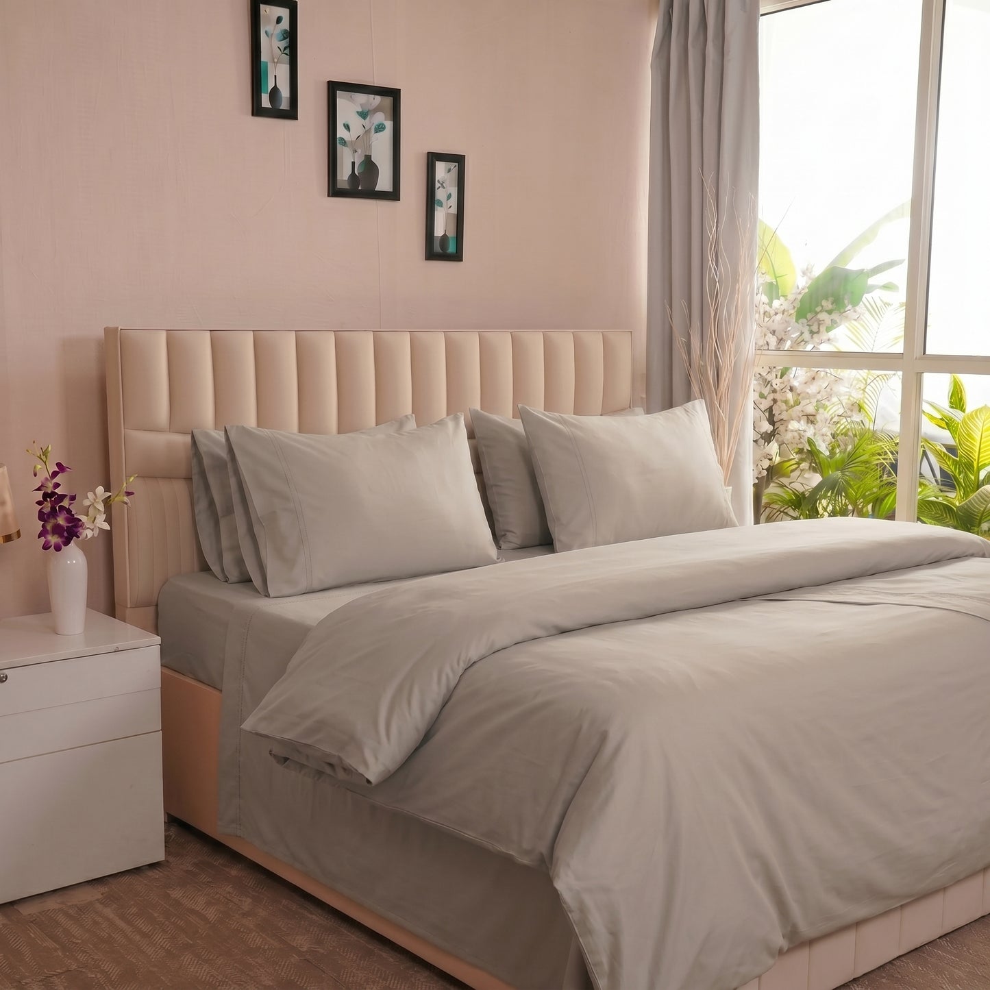 Organic Percale Duvet Cover Set
