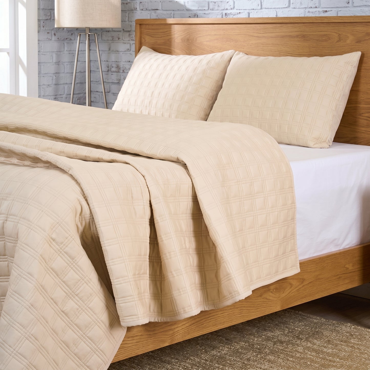 Cotton Heritage Cubic Quilted Shams