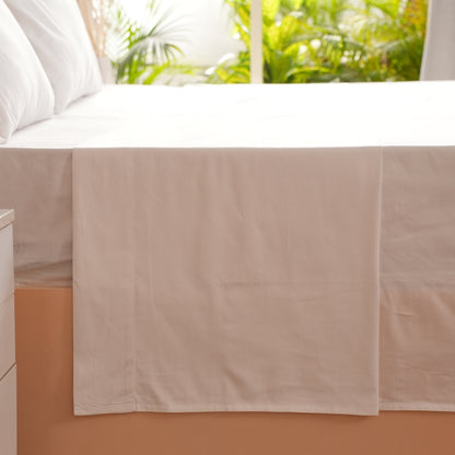 Organic Percale Flat Sheet set