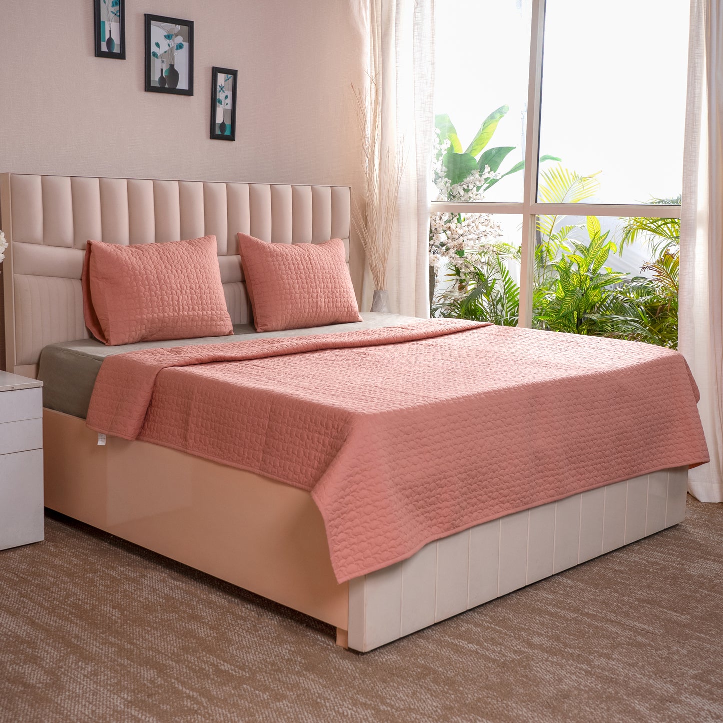 Cotton Pebble Quilted Shams