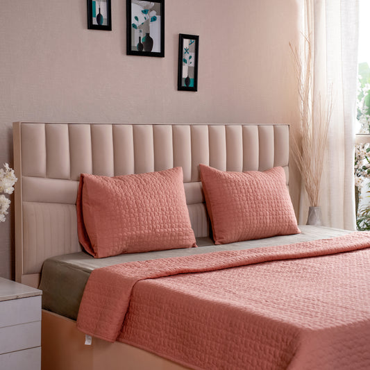 Cotton Pebble Quilted Shams