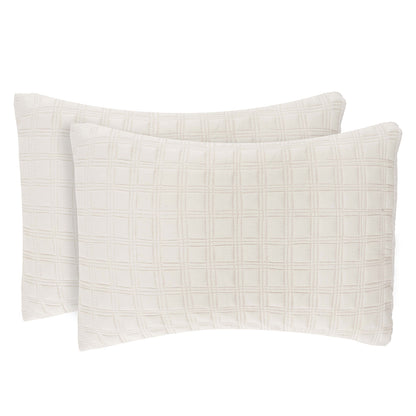 Cotton Heritage Cubic Quilted Shams
