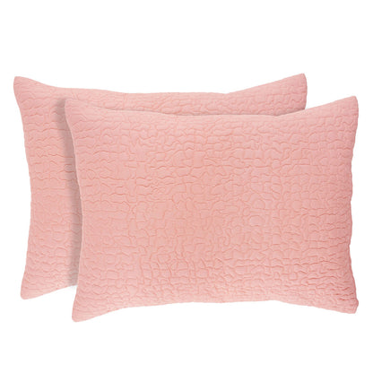 Cotton Pebble Quilted Shams