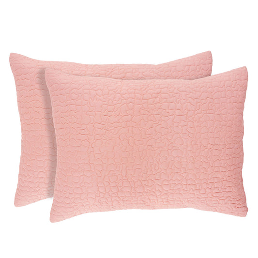 Cotton Pebble Quilted Shams