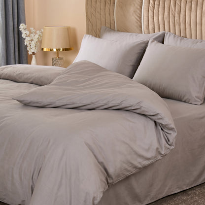 Organic Percale Duvet Cover Set