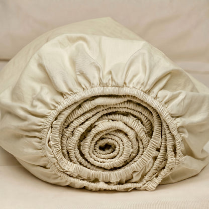 Organic Sateen Fitted Sheet