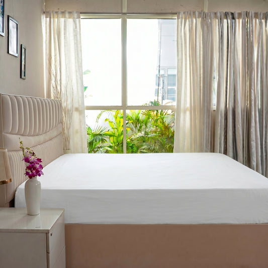 Organic Sateen Fitted Sheet