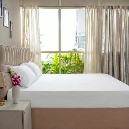 Organic Sateen Fitted Sheet set